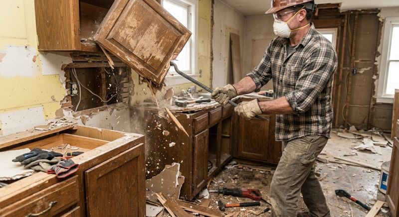 Cabinet Demolition in Bergen County, NJ