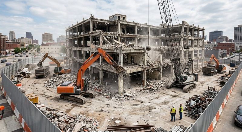 Commercial Building Demolition in Houston, TX