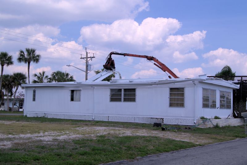 Double Wide Demolition in Katy, TX