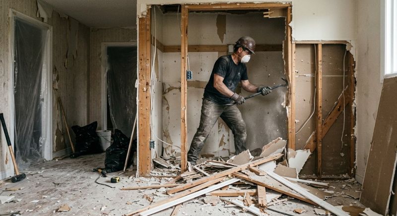 Hearth Demolition in Frederick, MD