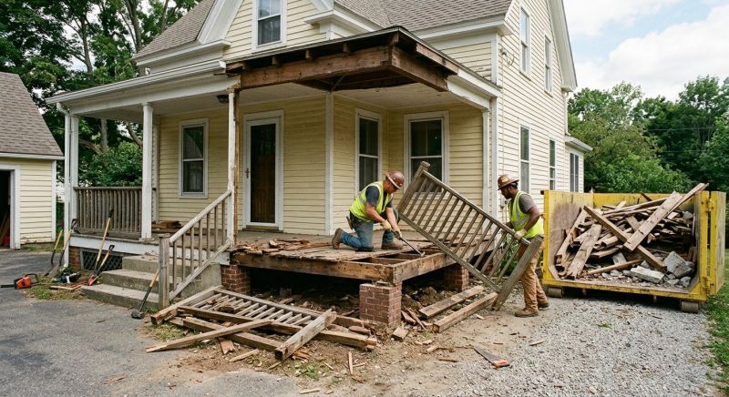 Porch Demolition in Bergen County, NJ